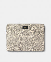 Panna laptop sleeve 15-16 with beige and black micro print - Wouf