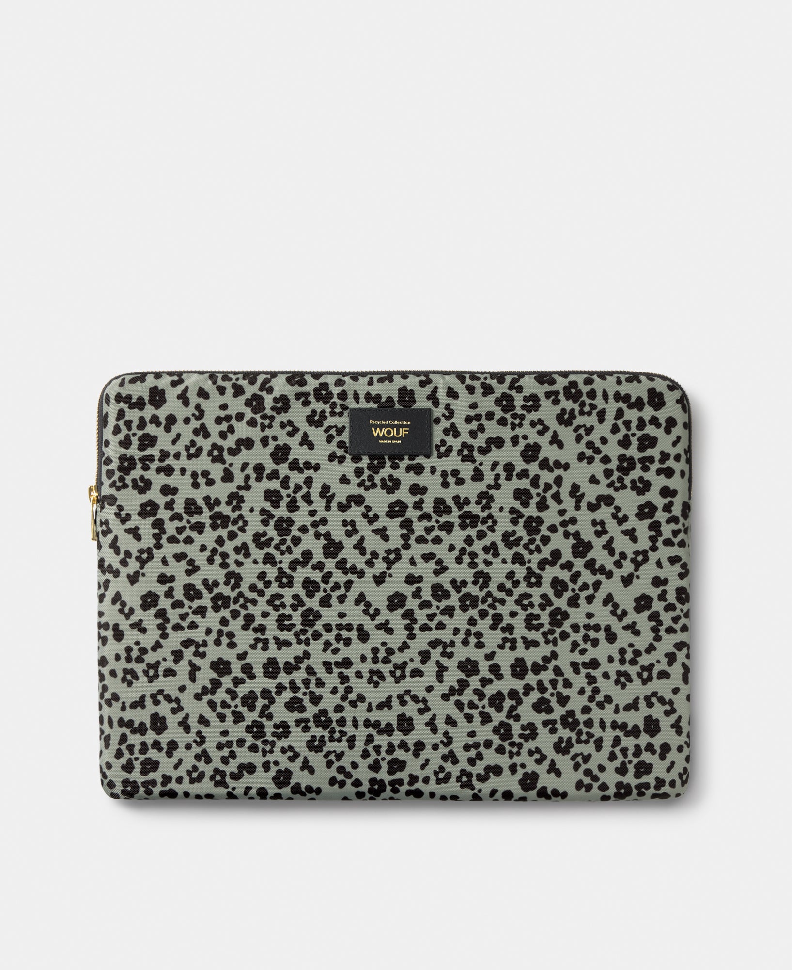 Steel Roar laptop sleeve 15-16 with grey and black animal print - Wouf