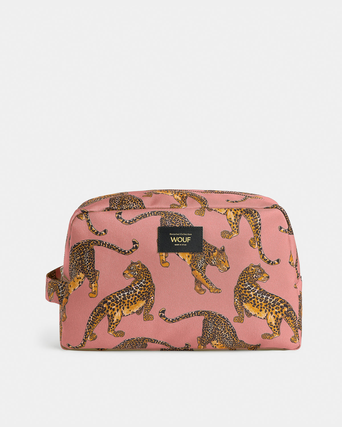 Blush Leopard Large Toiletry Bag