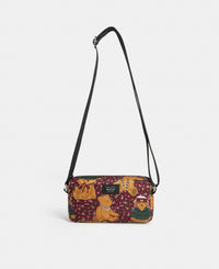 Cozy mini bag with teddy bear print - Wouf