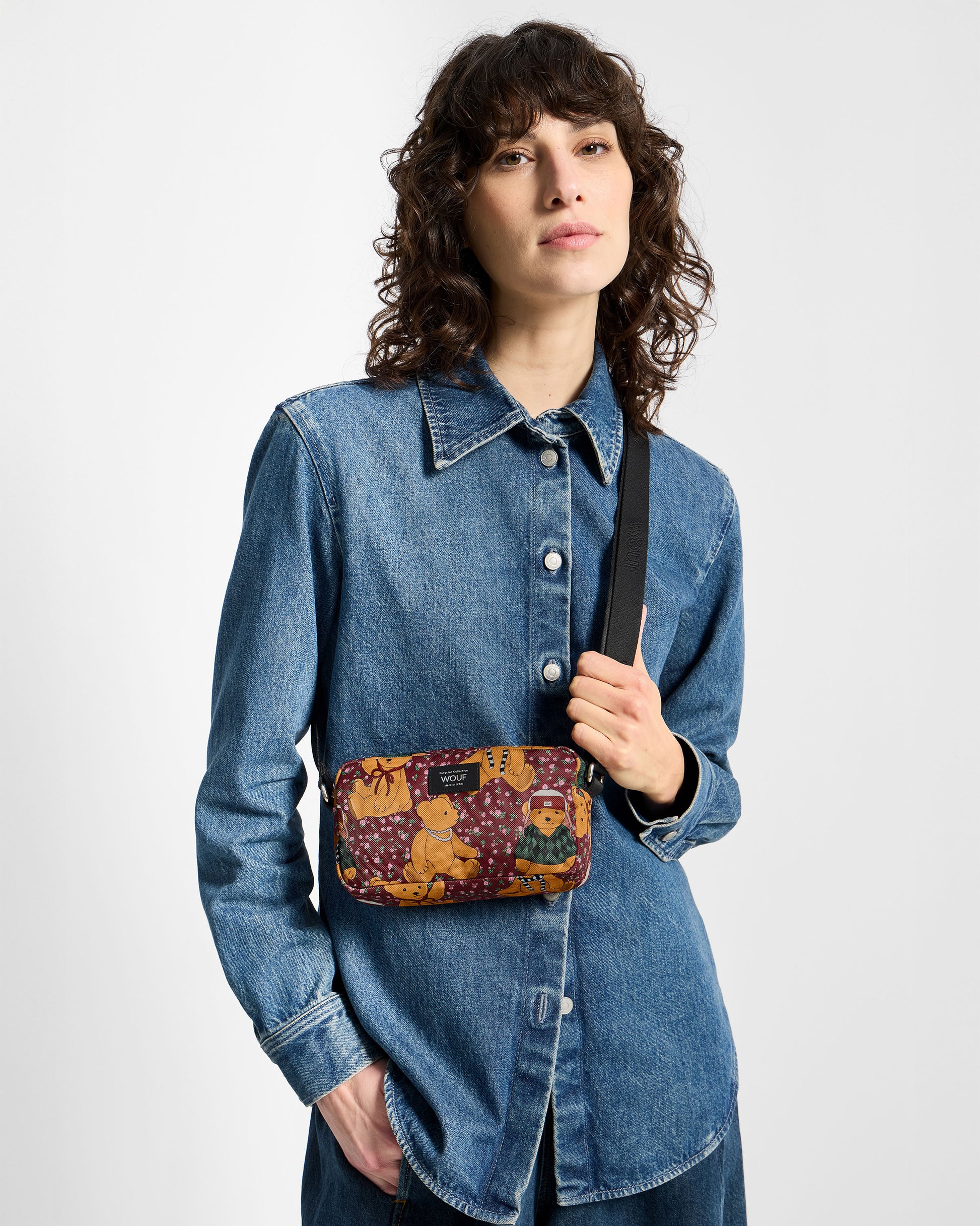 Mannequin avec mini sac à imprimé oursons teddy - Wouf