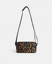 Icon mini bag with black and brown leopard print - Wouf