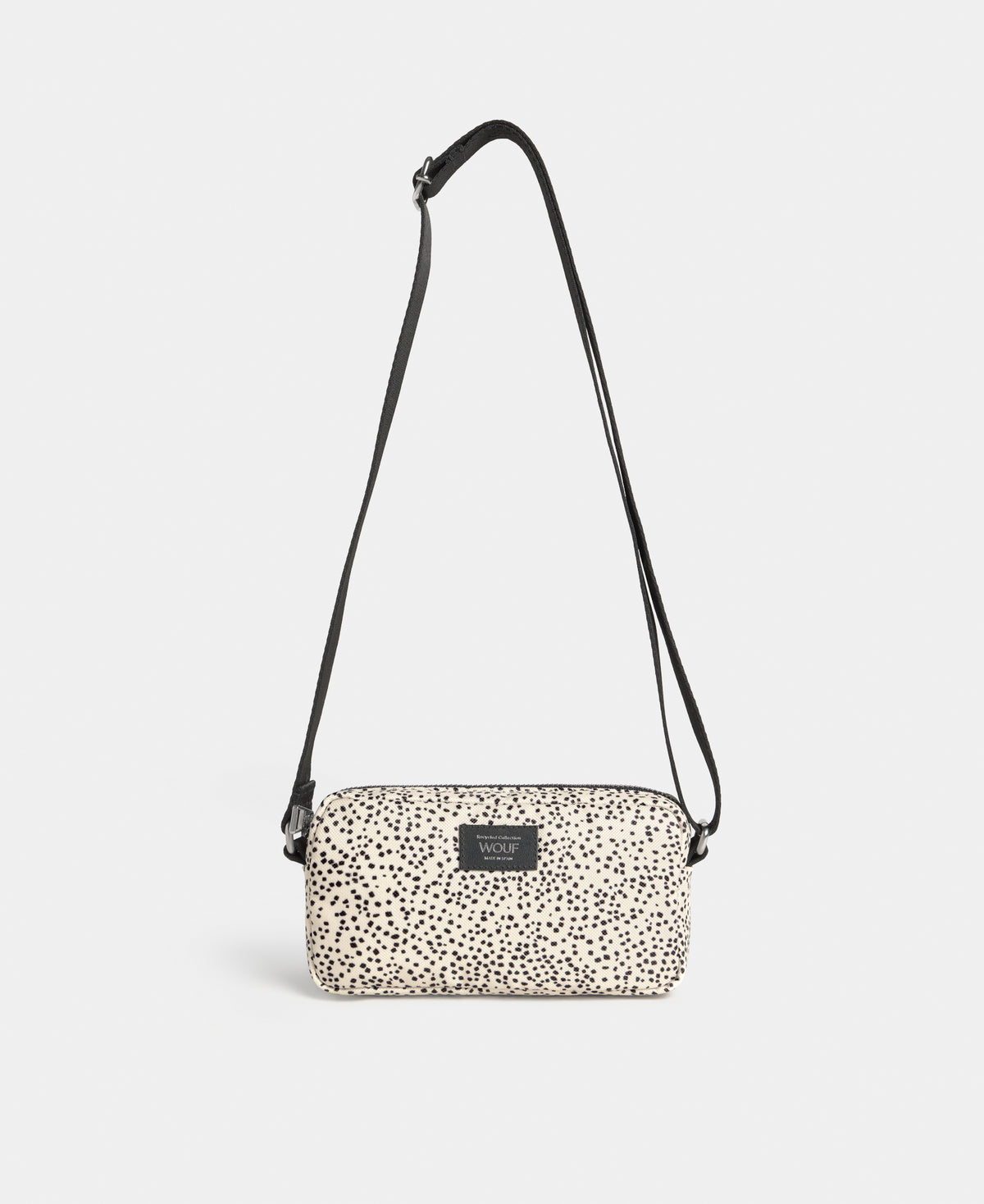 Panna mini bag with beige and black micro print - Wouf