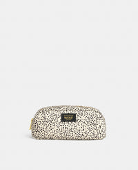 Panna pencil case with beige and black micro print - Wouf