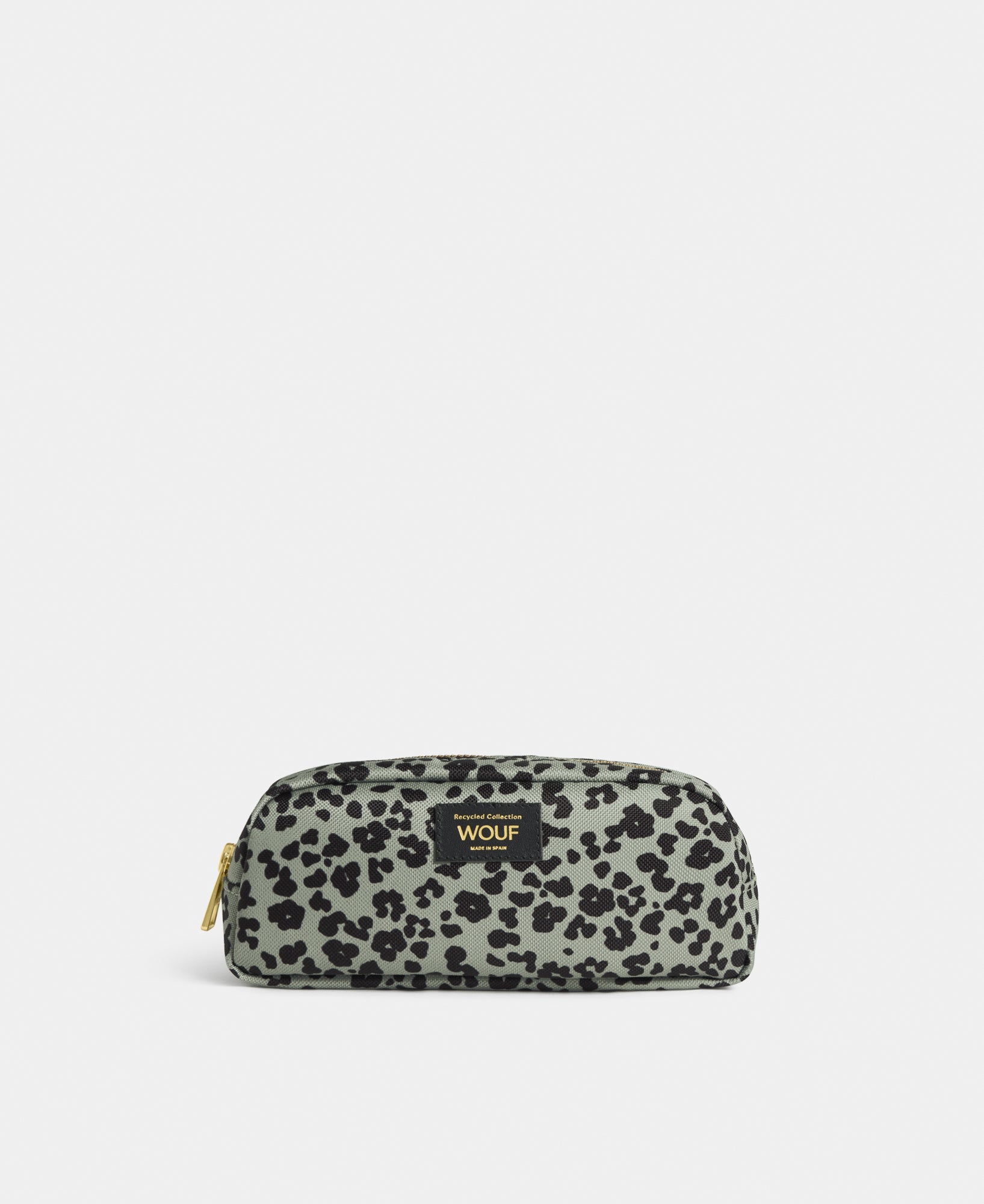Steel Roar pencil case with grey and black animal print - Wouf