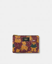 Cozy pouch with teddy bear print - Wouf