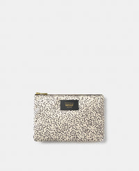 Pochette Panna à micro-imprimé beige et noir - Wouf