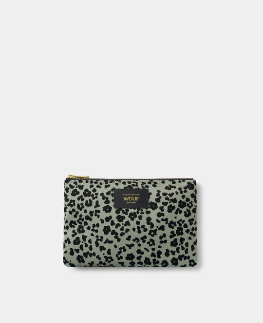 Steel Roar pouch with grey and black animal print - Wouf