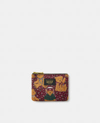 Cozy small pouch with teddy bear print - Wouf