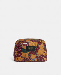 Cozy toiletry bag with teddy bear print - Wouf