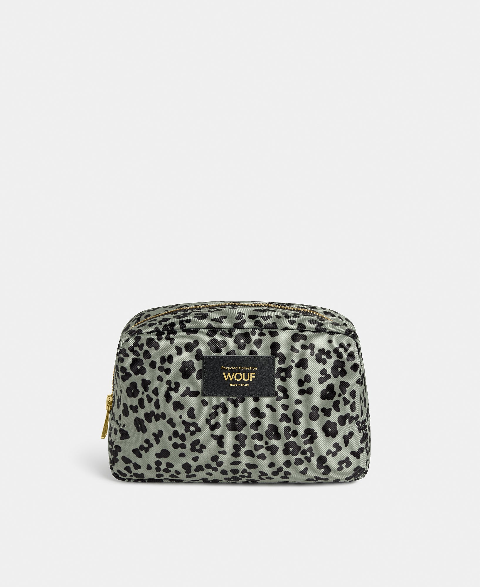 Steel Roar toiletry bag with grey and black animal print - Wouf