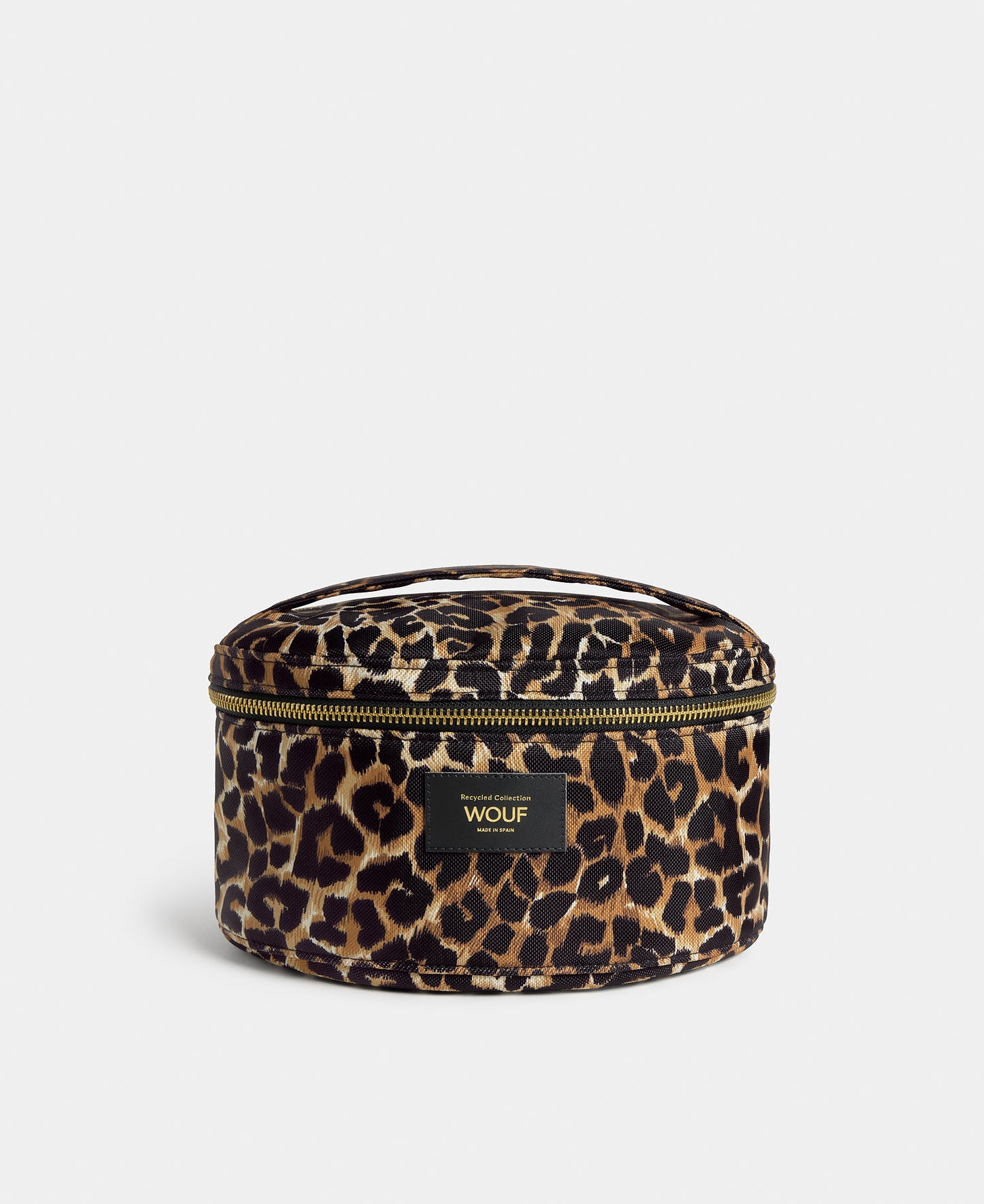 Icon vanity bag with black and brown leopard print - Wouf