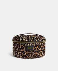 Icon vanity bag with black and brown leopard print - Wouf