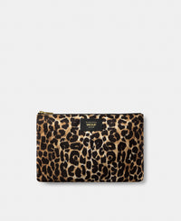 Icon XL pouch with black and brown leopard print - Wouf