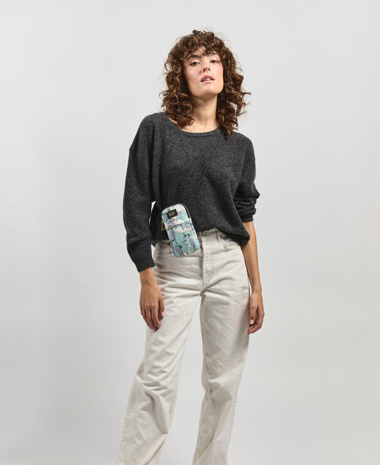 Heron Crossbody Phone Bag