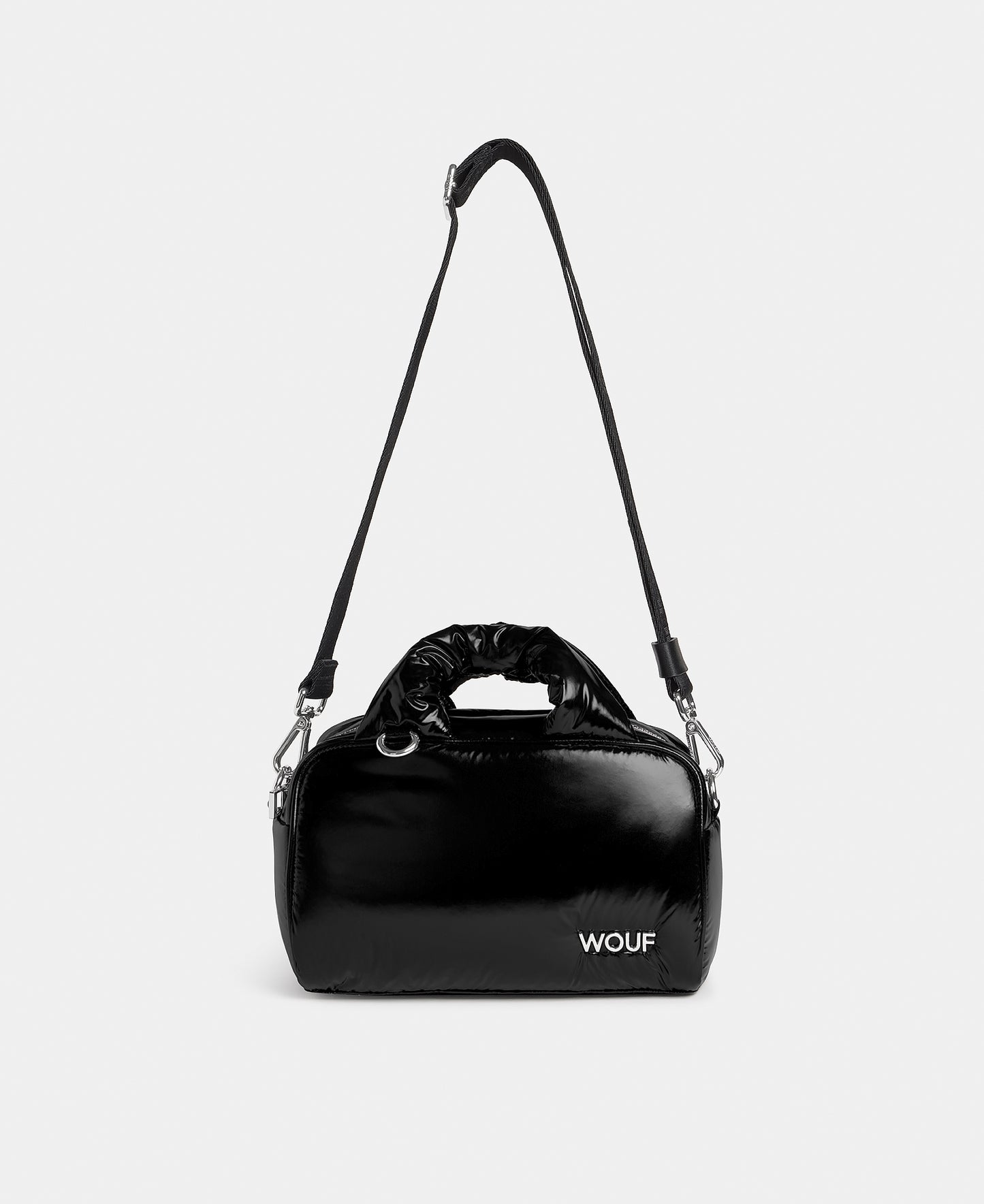 Bowling Bag color negro con acabado brillante - Wouf