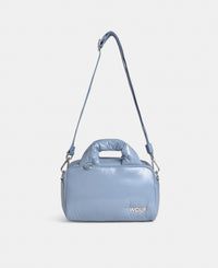Bowling Bag coloris bleu acier avec finition brillante - Wouf