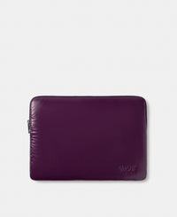 Funda para portátil 13-14 color ciruela con acabado brillante - Wouf