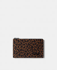 Pouch con estampado animal en tonos marrones y negros - Wouf