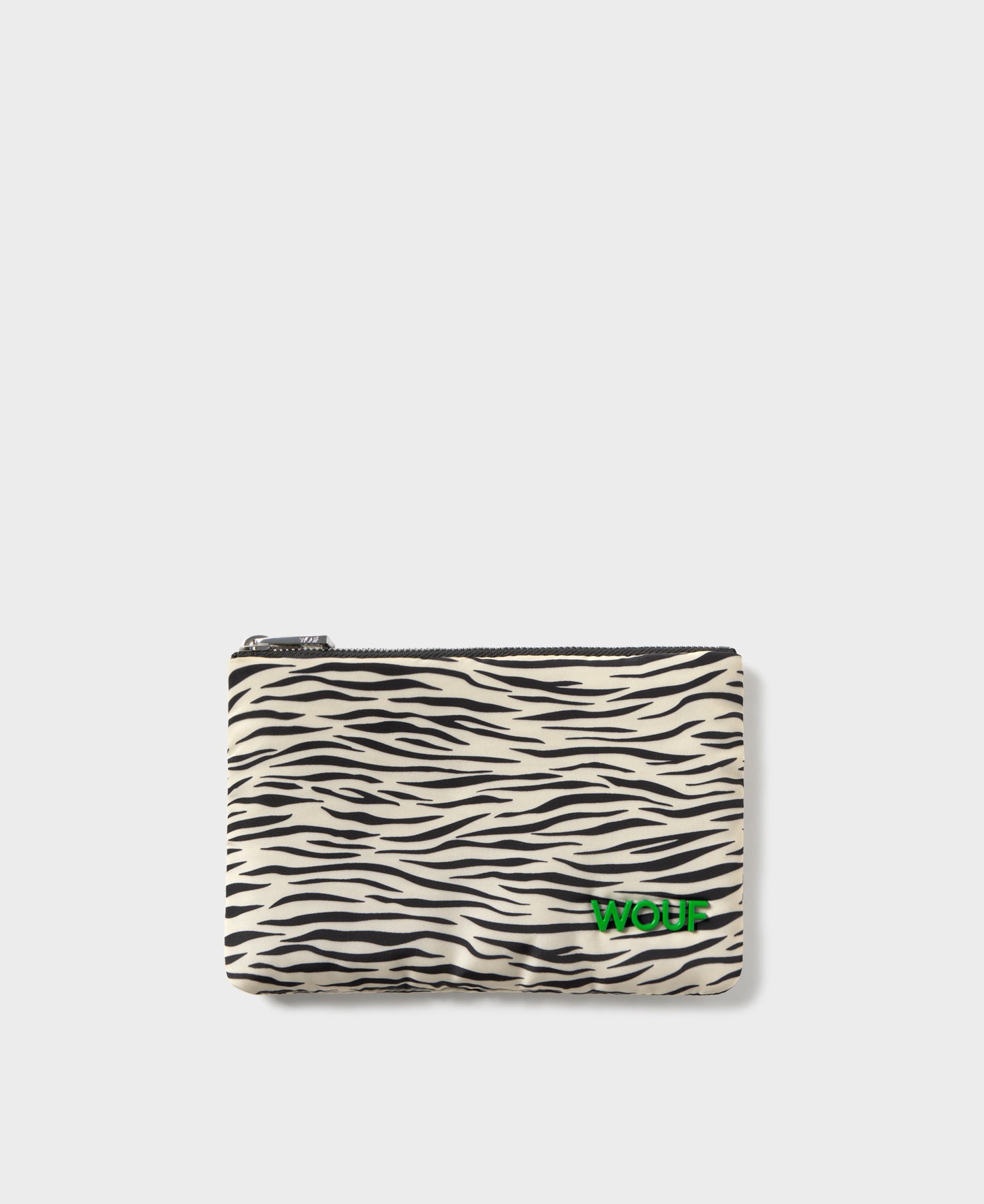 Pouch with zebra print in beige and black tones - Wouf